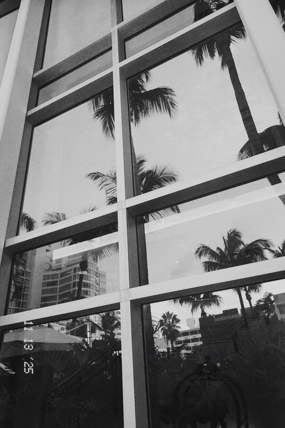 black and white photograph of hotel in Puerto Rico, San Juan, by Stuart Singleton