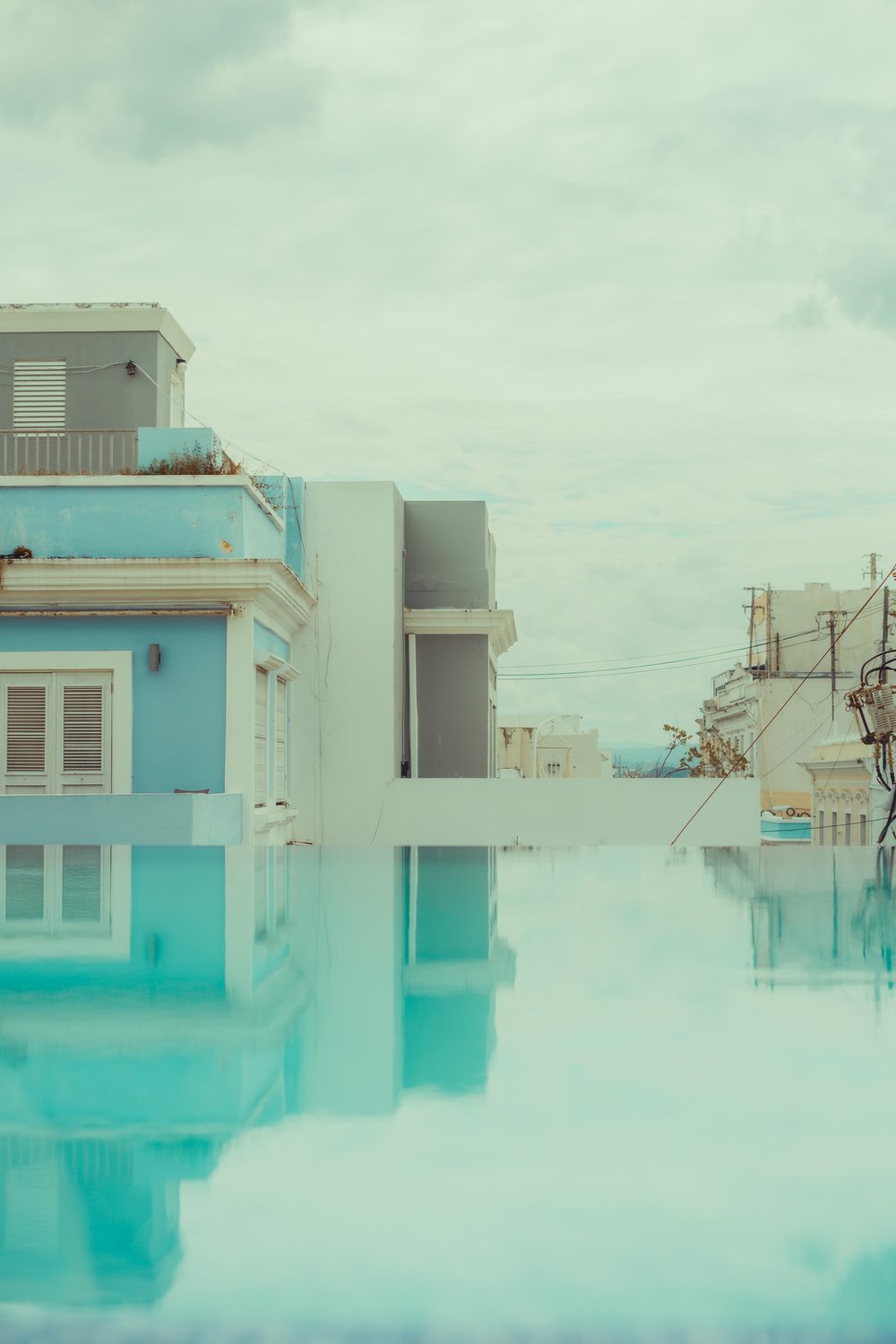 photograph of water in San Juan, Puerto Rico, by Stuart Singleton