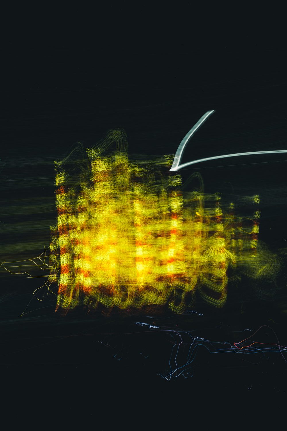 photograph of dark, ethereal, long exposure, neon, psychedelic in Nashville, by Stuart Singleton