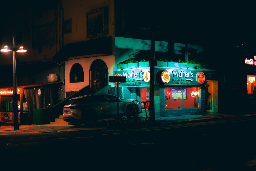 photograph of neon in San Juan, by Stuart Singleton