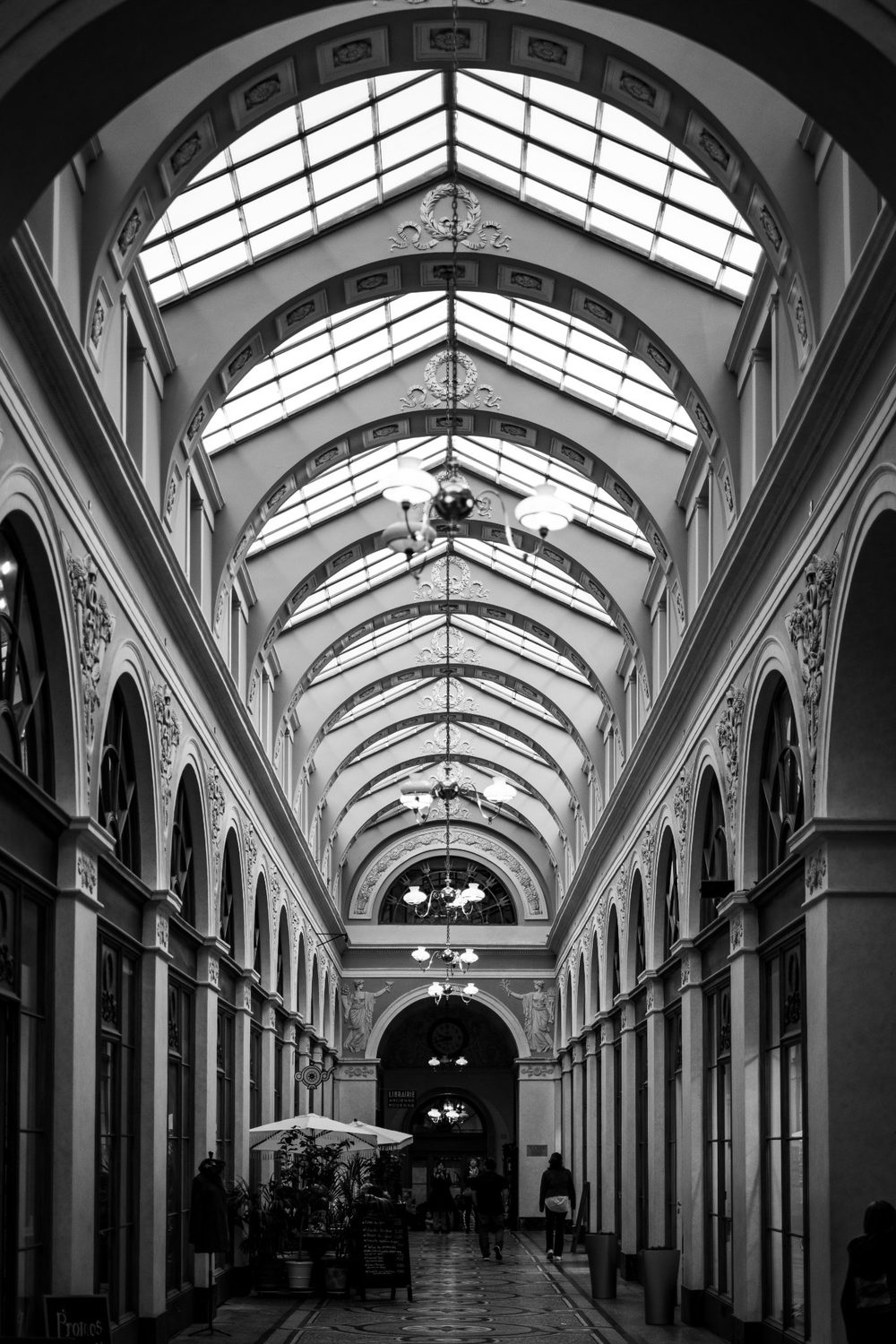 black and white photograph of europe in Paris, France, by Stuart Singleton
