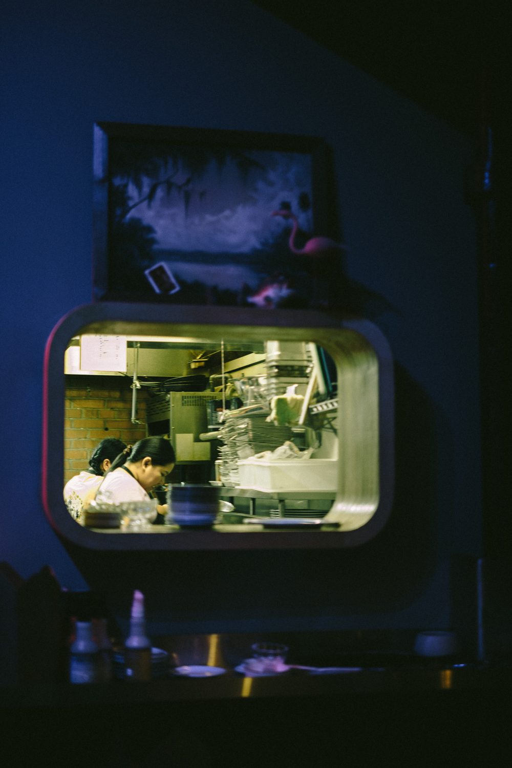 photograph of food & drink, neon, restaurant, fishmonger in Nashville, by Stuart Singleton
